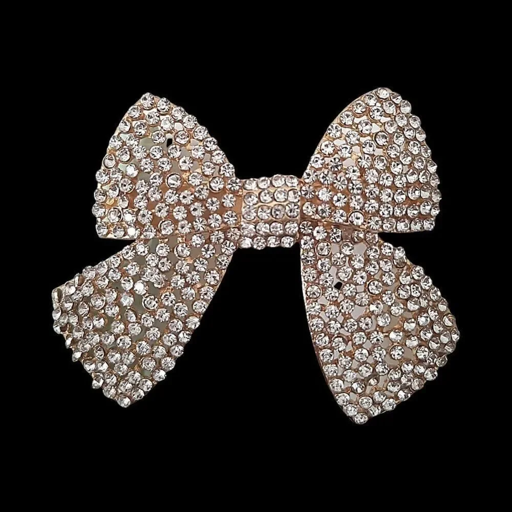 Hair Pin Crystals Bow top quality plus Ipsy drawstring bag
